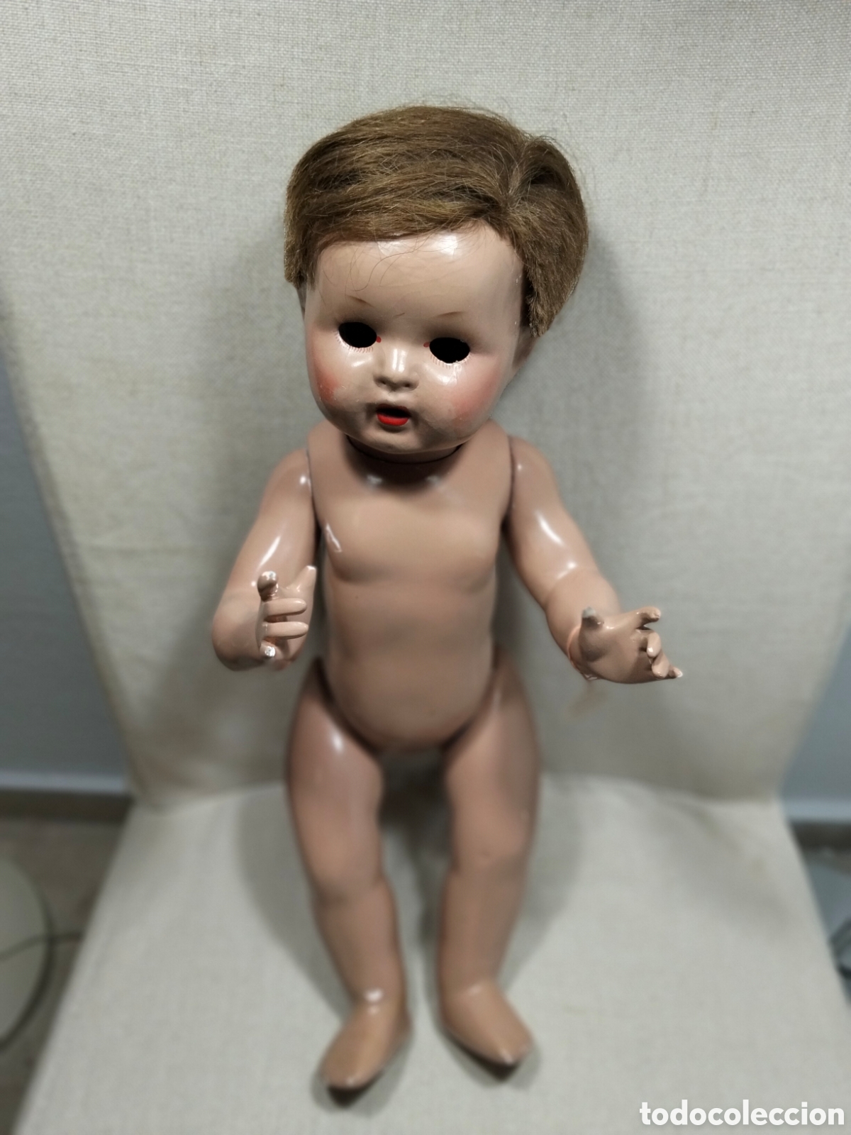 Poup&eacute;e Mariquita P&eacute;rez et Juanin: Mu&ntilde;eco Juanin Antiguo. Original a&ntilde;os 50