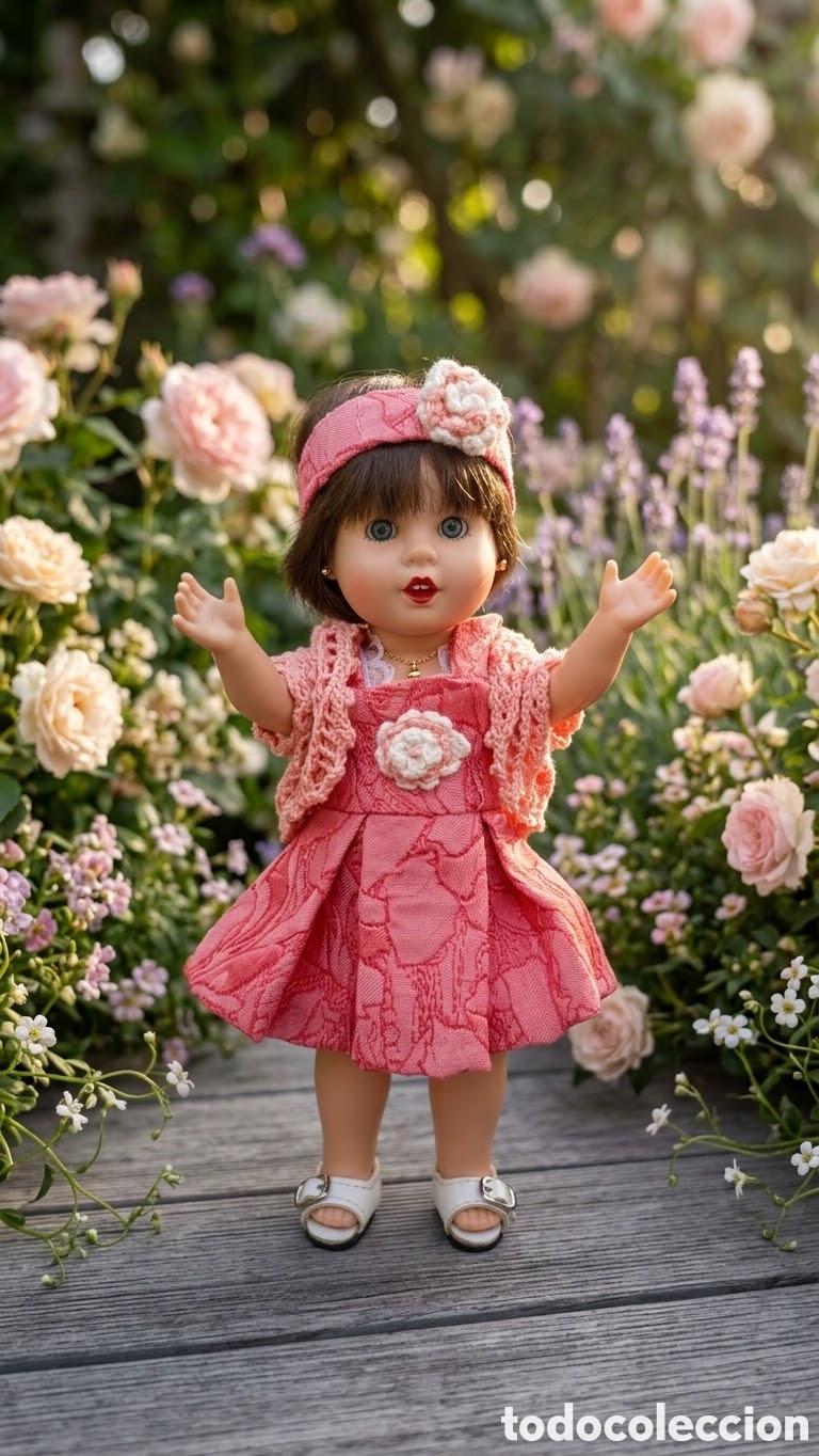 Mu&ntilde;eca Mariquita P&eacute;rez y juanin: Mariquita Perez peque&ntilde;a.