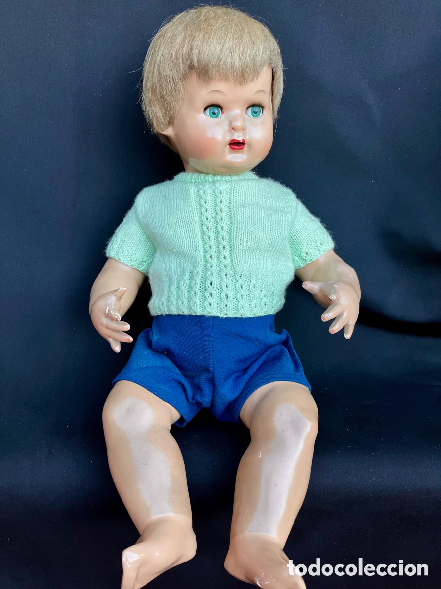 Mu&ntilde;eca Mariquita P&eacute;rez y juanin: Antiguo mu&ntilde;eco Juanin, hermano de Mariquita P&eacute;rez.