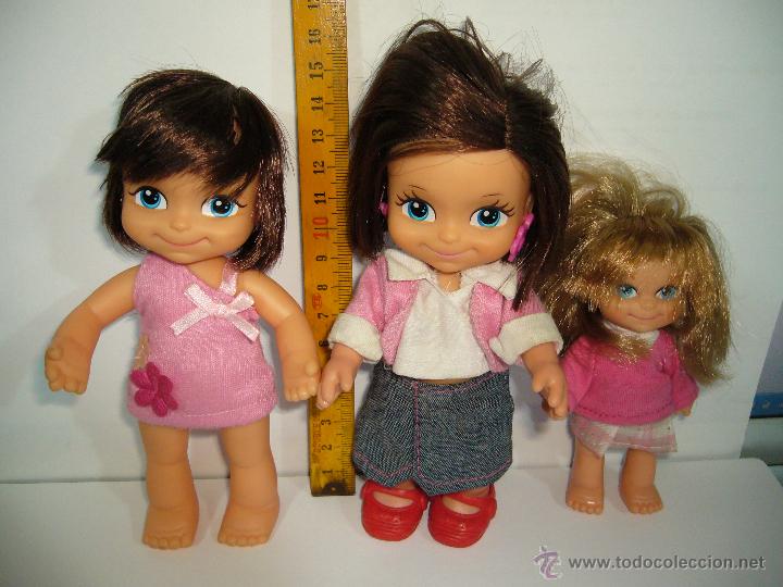 Mu&ntilde;ecas Lesly y Barriguitas: LOTE DE 3 MU&Ntilde;ECAS FAMOSAS (mini) - Foto 1