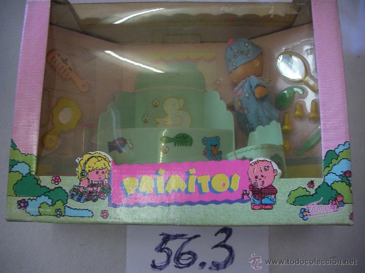 Mu&ntilde;ecas Lesly y Barriguitas: GRAN CAJA PRIMITOS NUEVA SIN USAR CON FIGURA Y COMPLEMENTOS DIVERSOS - Foto 1