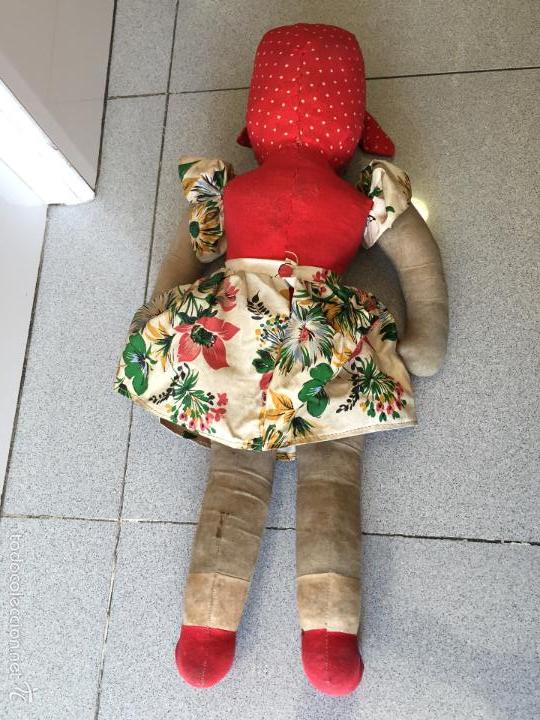 Mu&ntilde;ecas Lesly y Barriguitas: Mu&ntilde;eca Antigua. Mide 48cm, CELULOIDE TRAPO - Foto 4
