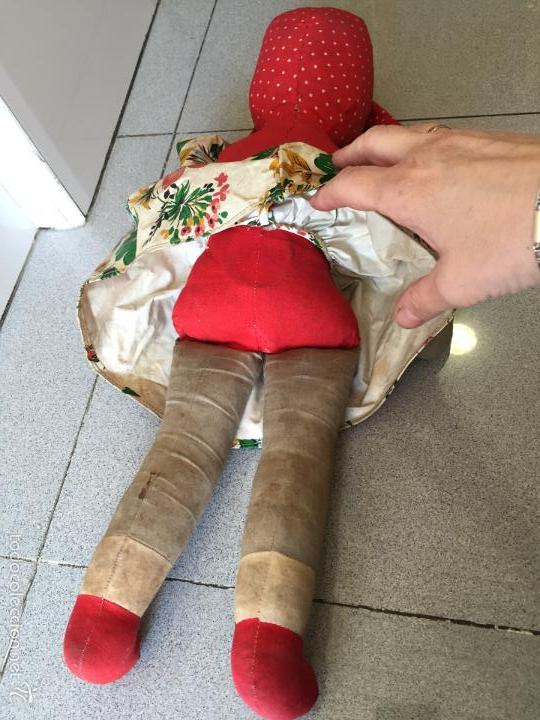 Mu&ntilde;ecas Lesly y Barriguitas: Mu&ntilde;eca Antigua. Mide 48cm, CELULOIDE TRAPO - Foto 5