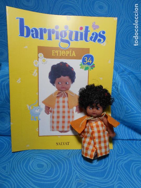 Mu&ntilde;ecas Lesly y Barriguitas: BARRIGUITAS ETIOPIA MU&Ntilde;ECA Y FASCICULO (REF 3) - Foto 1