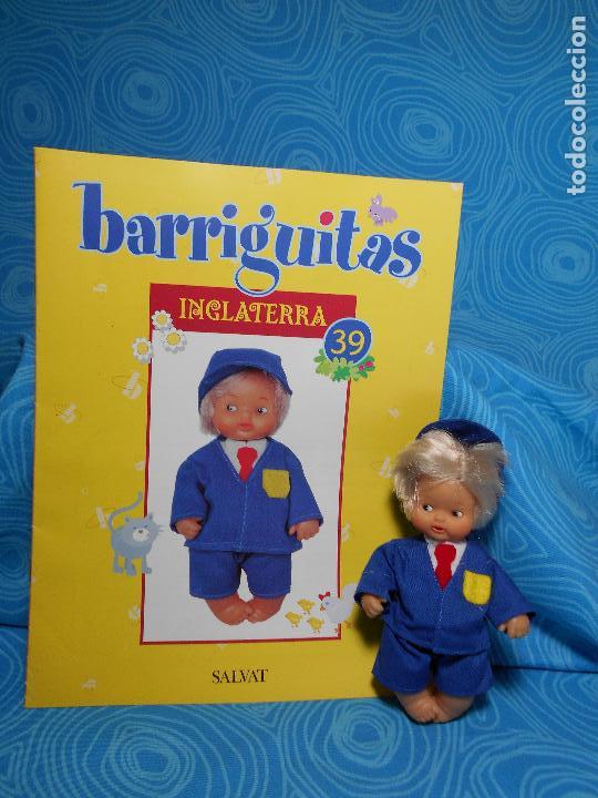 Mu&ntilde;ecas Lesly y Barriguitas: BARRIGUITAS INGLATERRA MU&Ntilde;ECA Y FASCICULO (REF 3) - Foto 1