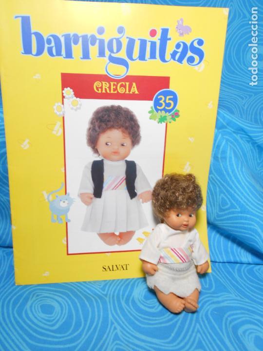 Mu&ntilde;ecas Lesly y Barriguitas: BARRIGUITAS GRECIA MU&Ntilde;ECA Y FASCICULO (REF 3) - Foto 1