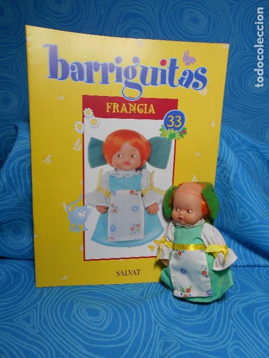 Mu&ntilde;ecas Lesly y Barriguitas: BARRIGUITAS FRANCIA MU&Ntilde;ECA Y FASCICULO (REF 3) - Foto 1