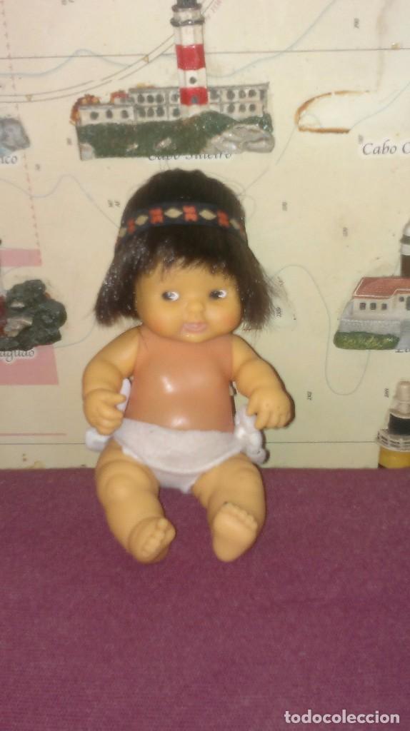 Mu&ntilde;ecas Lesly y Barriguitas: Barriguita indio con cinta original y pa&ntilde;al - Foto 4