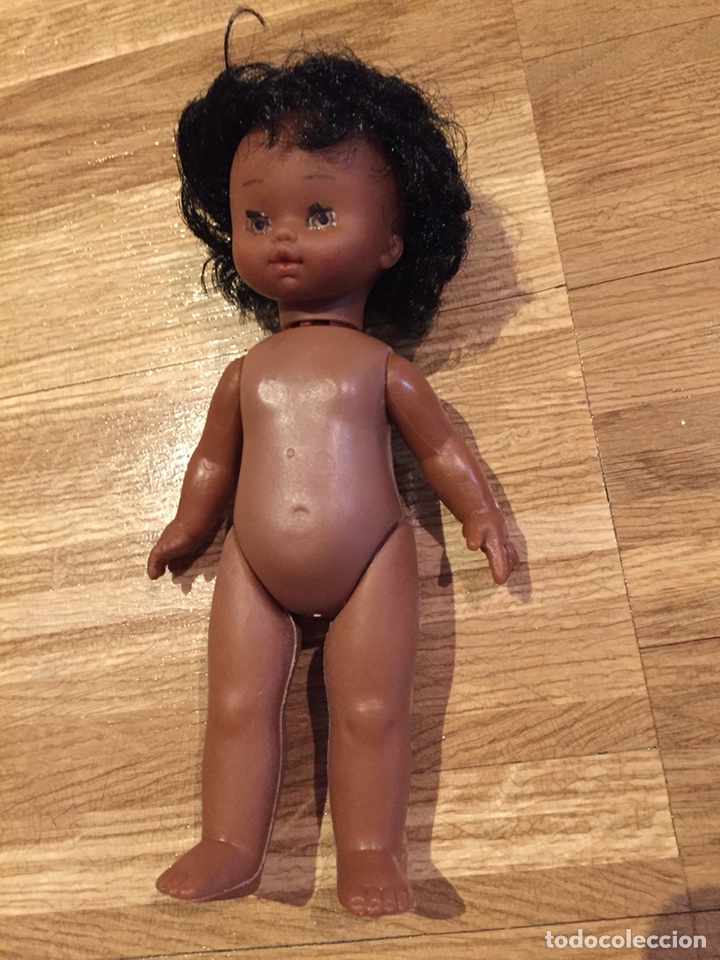 Mu&ntilde;ecas Lesly y Barriguitas: Mu&ntilde;eca Mina negrita - Foto 1