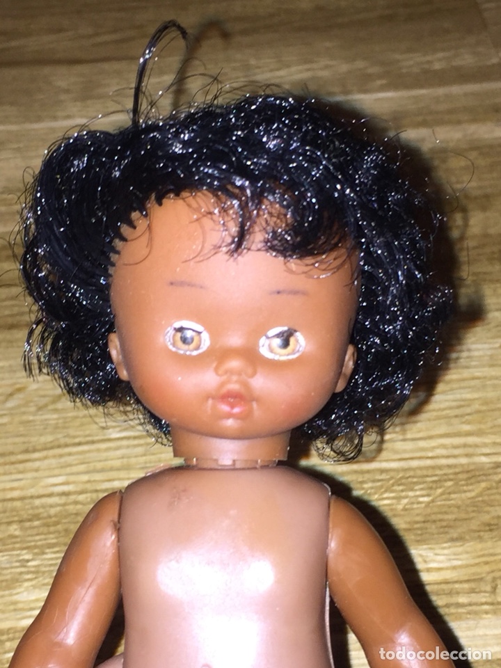 Mu&ntilde;ecas Lesly y Barriguitas: Mu&ntilde;eca Mina negrita - Foto 4