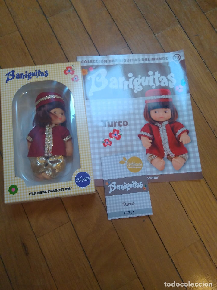 Mu&ntilde;ecas Lesly y Barriguitas: MU&Ntilde;ECA BARRIGUITAS TURCO  CON FASCICULO - Foto 1