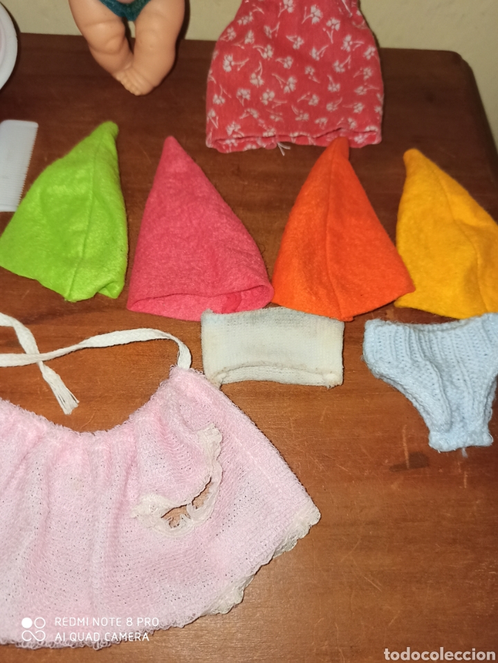 Mu&ntilde;ecas Lesly y Barriguitas: Barriguita Neptuno a&ntilde;os 80 y complementos. - Foto 3