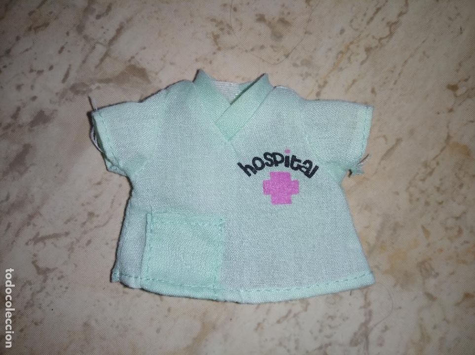 Mu&ntilde;ecas Lesly y Barriguitas: Bata de mu&ntilde;eca barriguitas barriguita enfermera - Foto 1