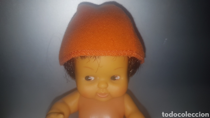 Mu&ntilde;ecas Lesly y Barriguitas: Gorro naranja valido para barriguitas barriguita - Foto 1