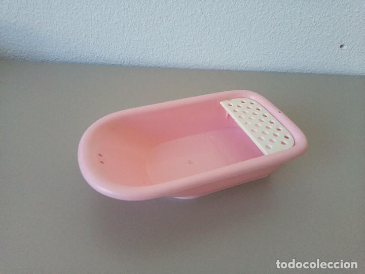 Mu&ntilde;ecas Lesly y Barriguitas: Ba&ntilde;era rosa Barriguitas - Foto 2