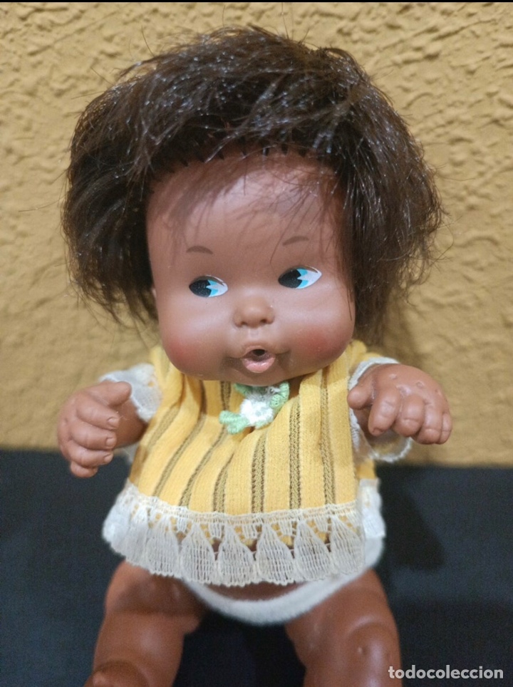 Mu&ntilde;ecas Lesly y Barriguitas: barriguitas negro antiguo - Foto 3
