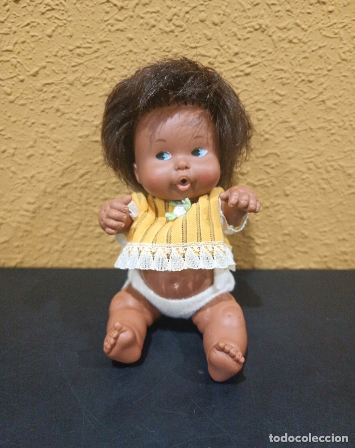 Mu&ntilde;ecas Lesly y Barriguitas: barriguitas negro antiguo - Foto 1