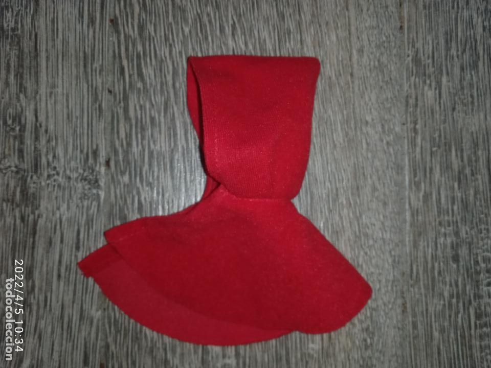 Mu&ntilde;ecas Lesly y Barriguitas: Capa de Mu&ntilde;eca barriguitas Caperucita roja - Foto 2