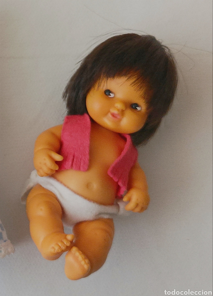 Mu&ntilde;ecas Lesly y Barriguitas: ANTIGUO BARRIGUITAS INDIO CON CONJUNTO ORIGINAL. - Foto 3
