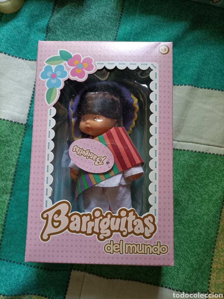 Muñeca Barriguitas Clásica 15 cm - Set de bebé con ropita azul - Dolls