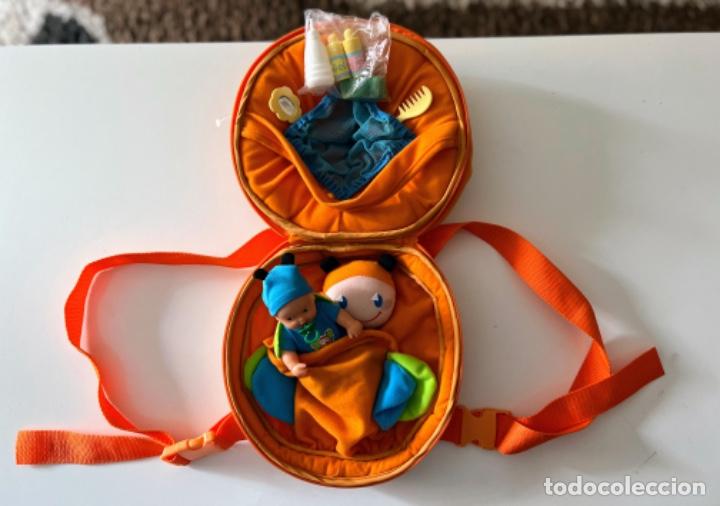 Mu&ntilde;ecas Lesly y Barriguitas: Mochila barriguitas mariposa con complementos - Foto 3