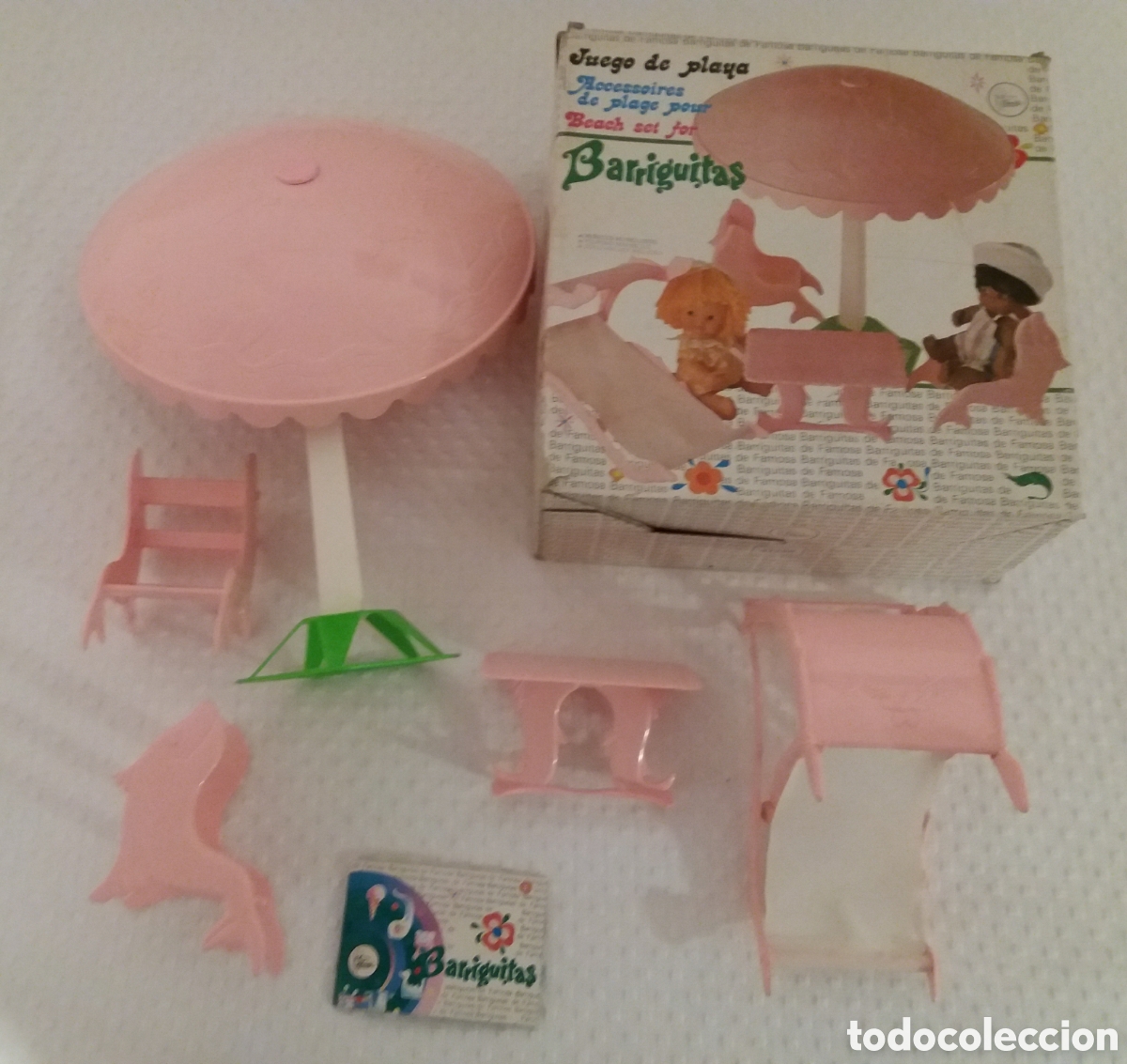 Poupée Barriguitas Verano Mono Blanco/Beige FAMOSA - Neuf En Boîte