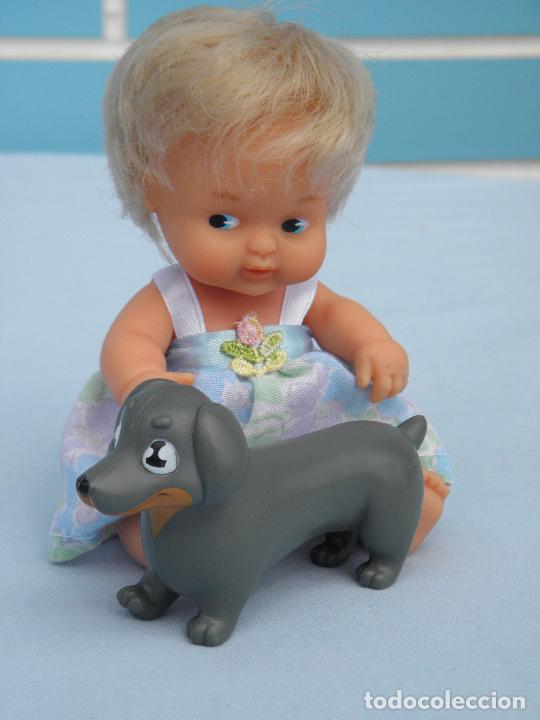 Mu&ntilde;ecas Lesly y Barriguitas: Mu&ntilde;eco perro Teckel salchicha v&aacute;lido para mu&ntilde;ecas Barriguitas - Foto 1