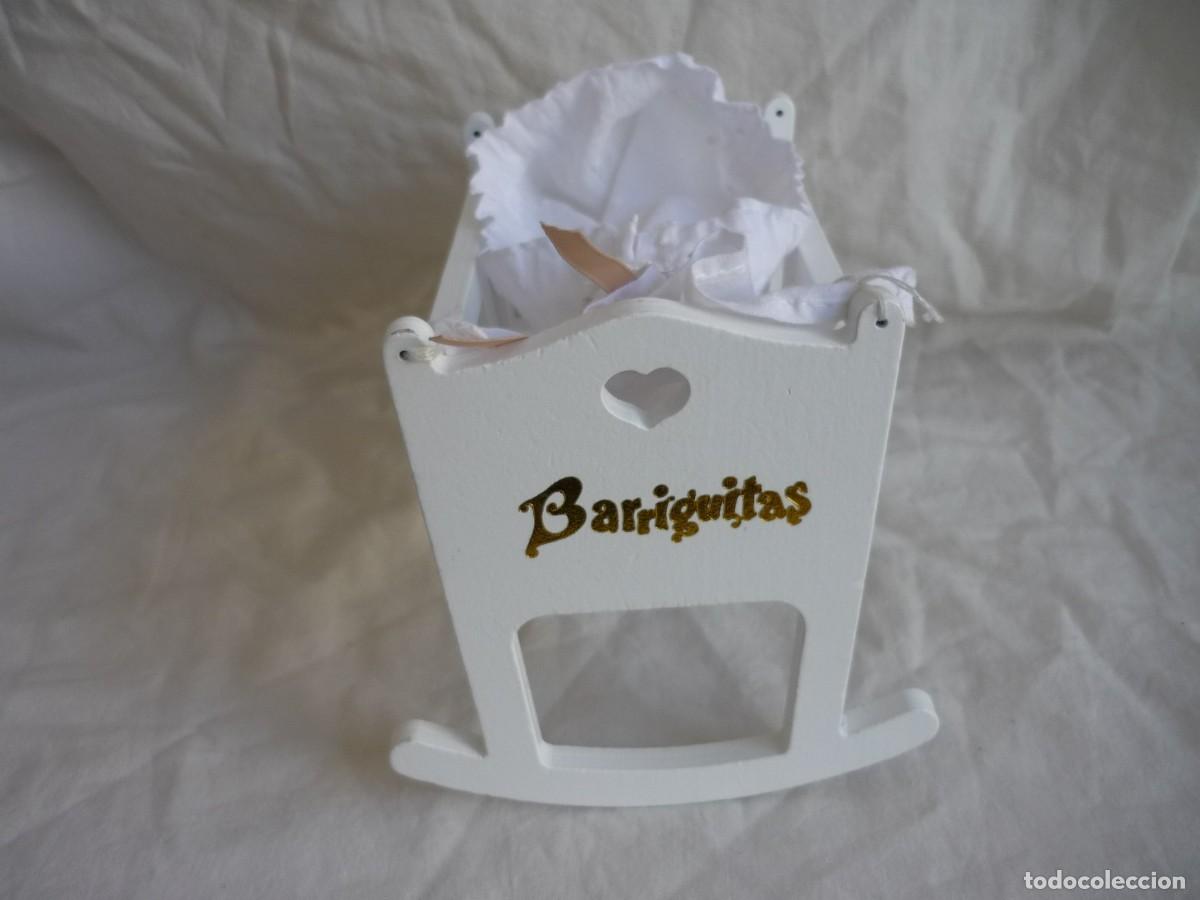 Mu&ntilde;ecas Lesly y Barriguitas: Cuna de Barriguitas de madera con mosquitera - Foto 5