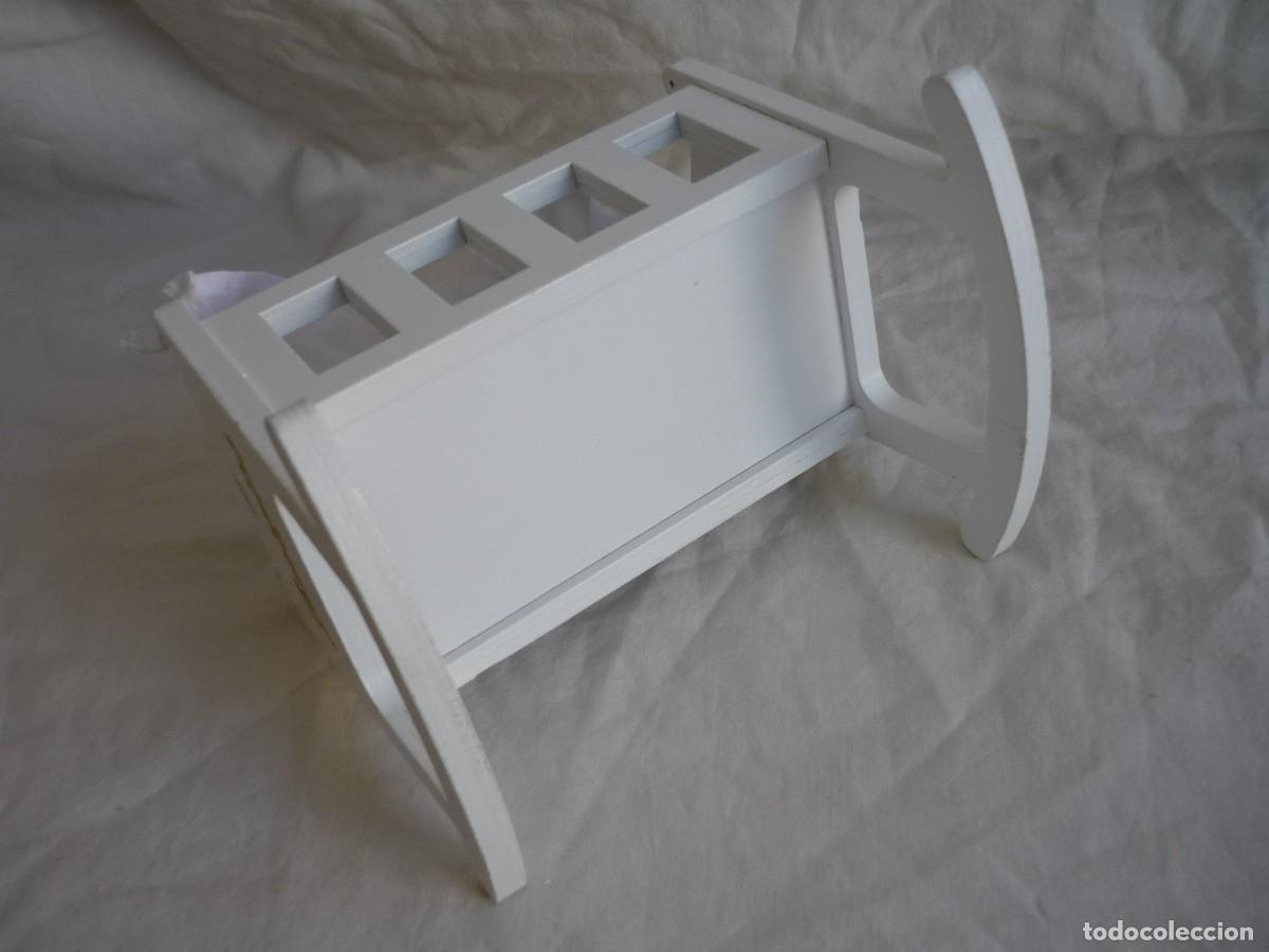 Mu&ntilde;ecas Lesly y Barriguitas: Cuna de Barriguitas de madera con mosquitera - Foto 8