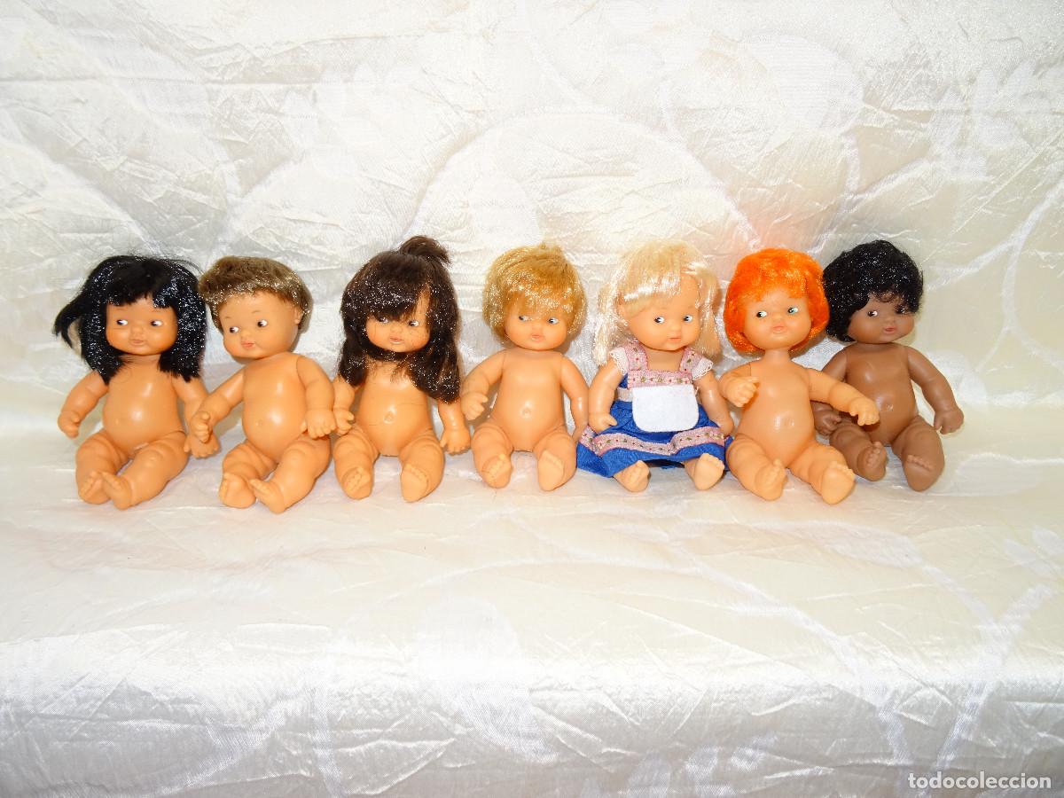 Mu&ntilde;ecas Lesly y Barriguitas: Lote de siete Barriguitas - Foto 1