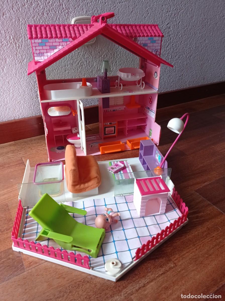 Mu&ntilde;ecas Lesly y Barriguitas: casa desplegable barriguitas con mu&ntilde;ecas y bebe. - Foto 1