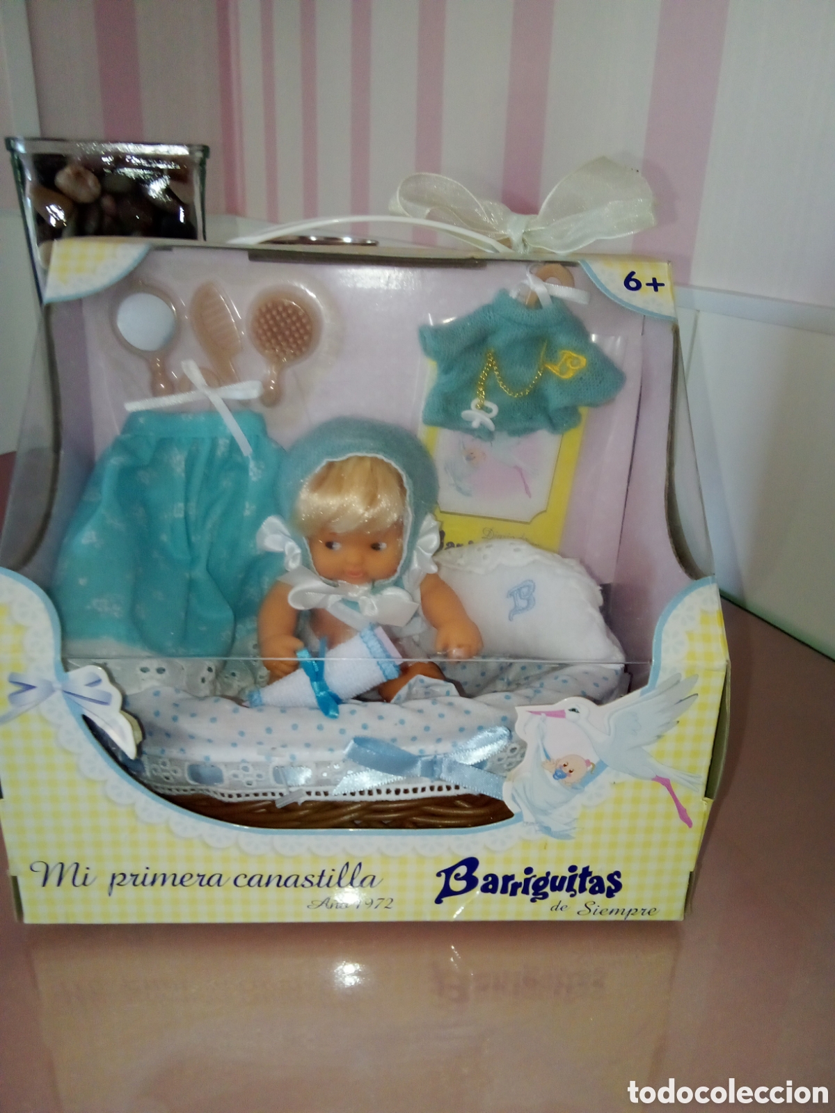 Mu&ntilde;ecas Lesly y Barriguitas: Barriguitas&rdquo;Mi primera canastilla&rdquo; - Foto 1