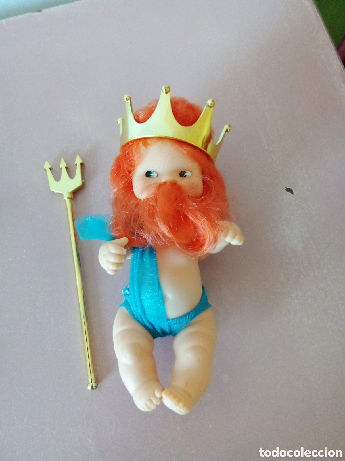 Mu&ntilde;ecas Lesly y Barriguitas: Mu&ntilde;eco Neptuno del mar barriguitas - Foto 3