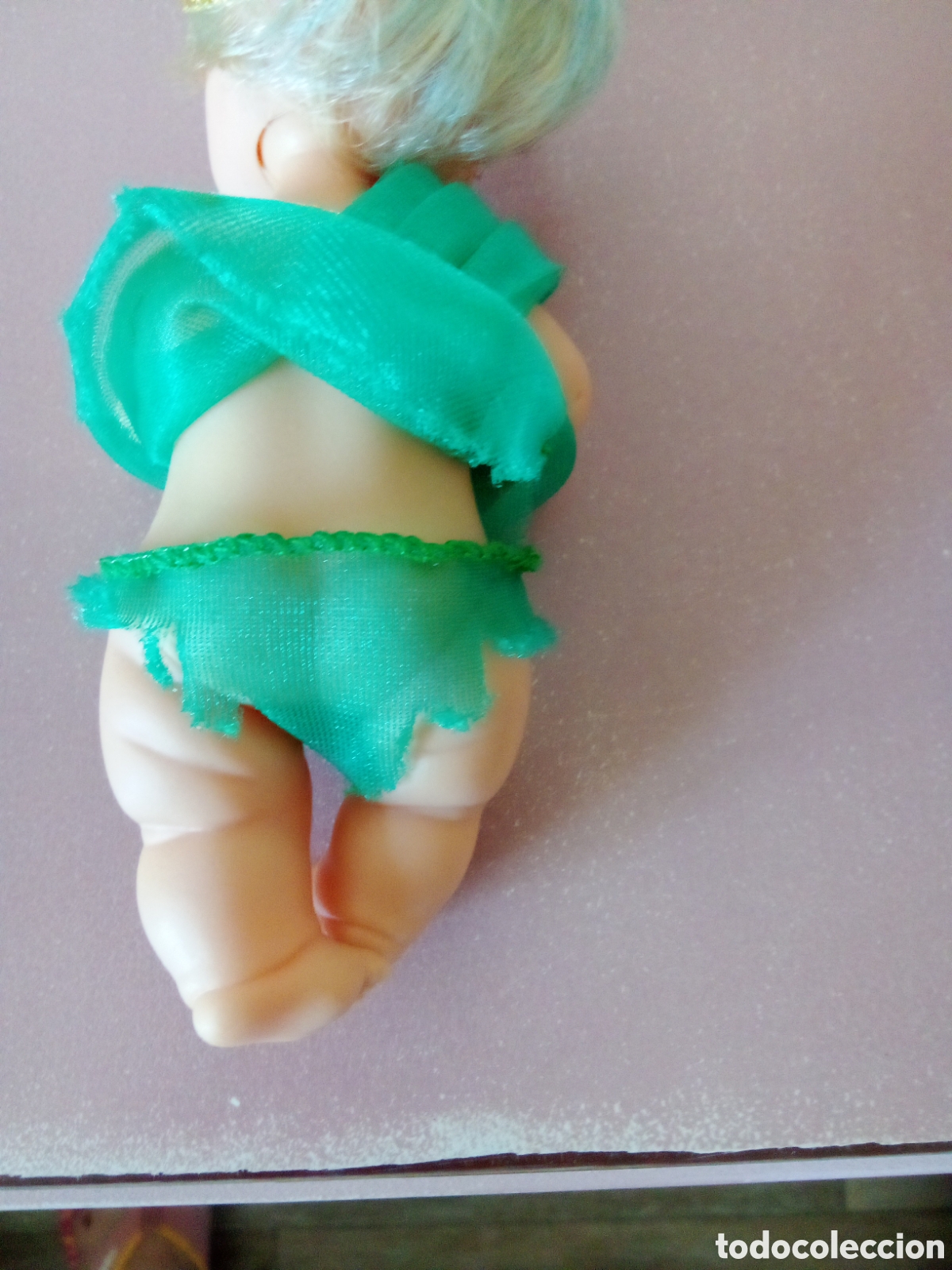 Mu&ntilde;ecas Lesly y Barriguitas: Mu&ntilde;eca Nereida verde de barriguitas - Foto 4