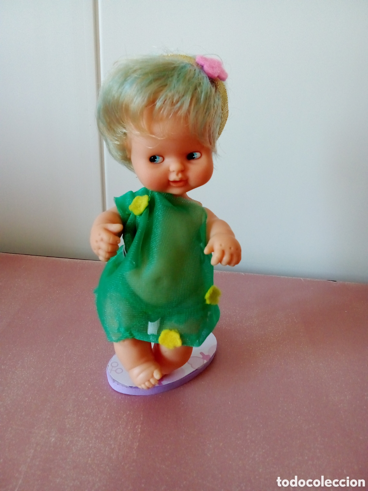 Mu&ntilde;ecas Lesly y Barriguitas: Mu&ntilde;eca Nereida verde de barriguitas - Foto 1