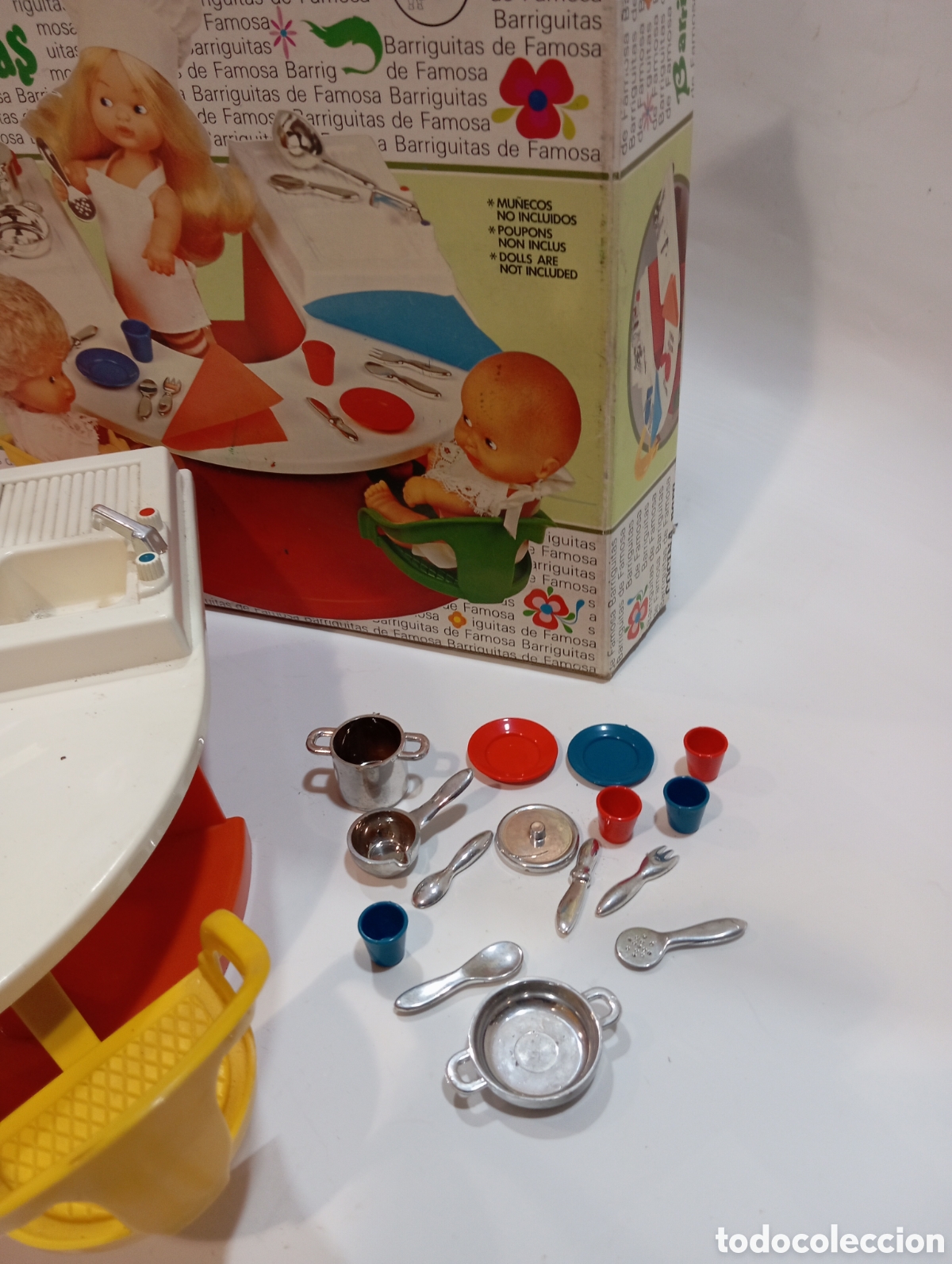 Mu&ntilde;ecas Lesly y Barriguitas: Barriguitas cocina con caja - Foto 2