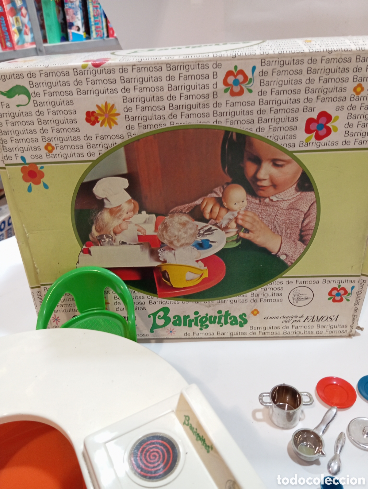 Mu&ntilde;ecas Lesly y Barriguitas: Barriguitas cocina con caja - Foto 5