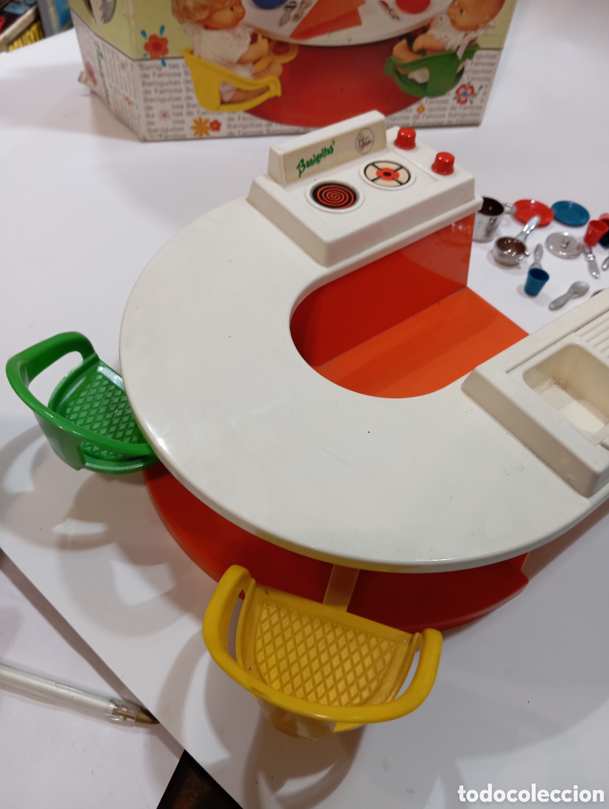 Mu&ntilde;ecas Lesly y Barriguitas: Barriguitas cocina con caja - Foto 9
