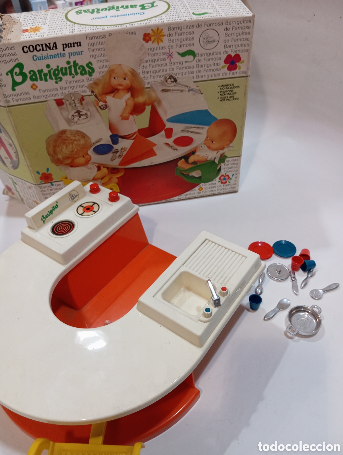 Mu&ntilde;ecas Lesly y Barriguitas: Barriguitas cocina con caja - Foto 10