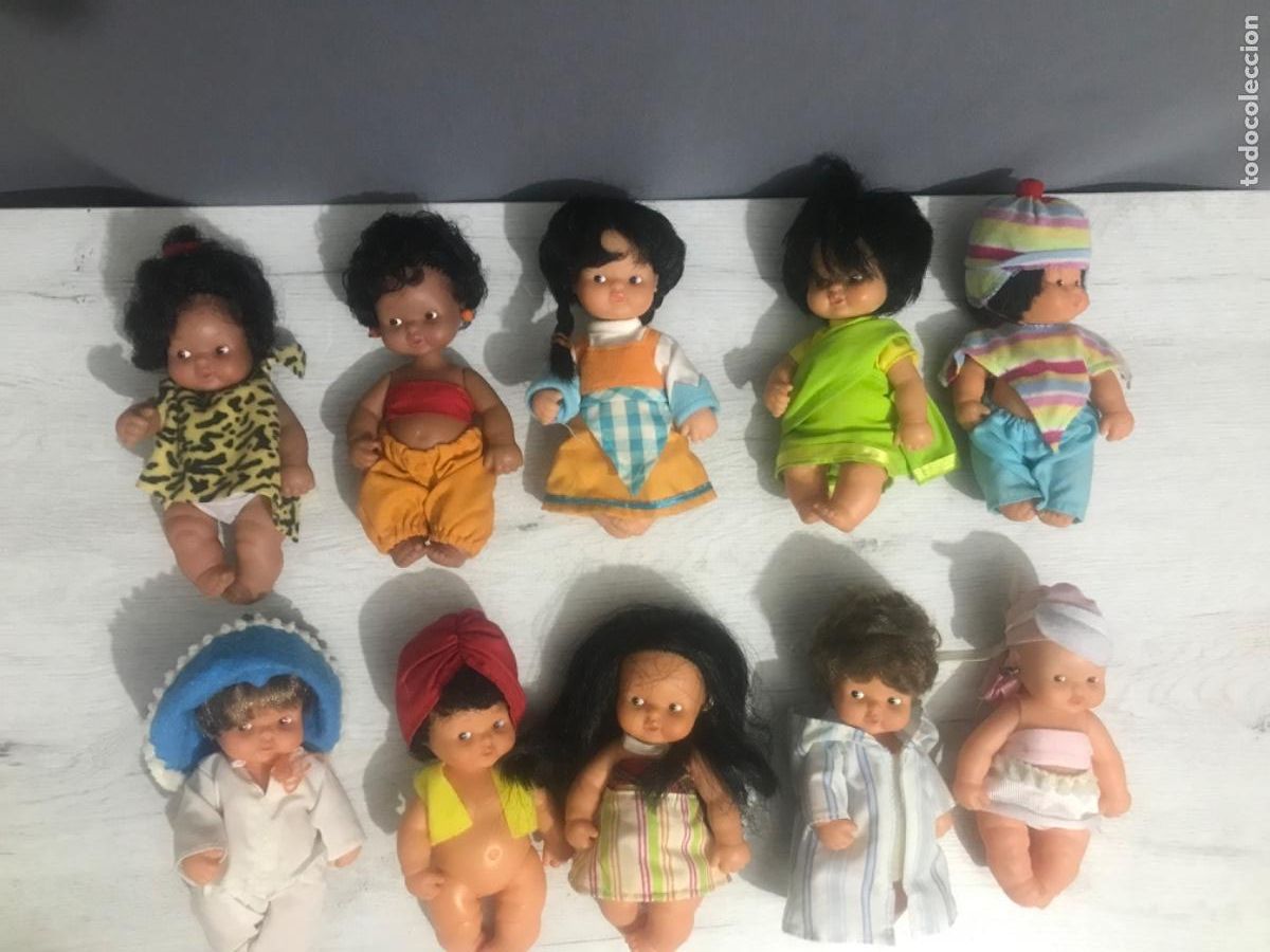 Mu&ntilde;ecas Lesly y Barriguitas: Lote de 10 barriguitas - Foto 1