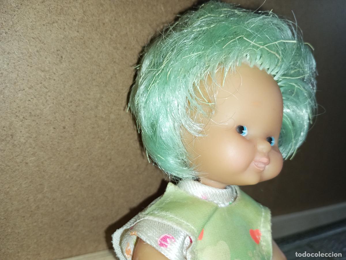 Mu&ntilde;ecas Lesly y Barriguitas: Mu&ntilde;eca barriguitas pelo verde - Foto 3