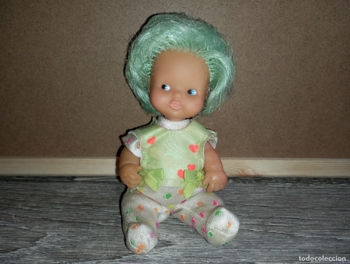 Mu&ntilde;ecas Lesly y Barriguitas: Mu&ntilde;eca barriguitas pelo verde - Foto 1