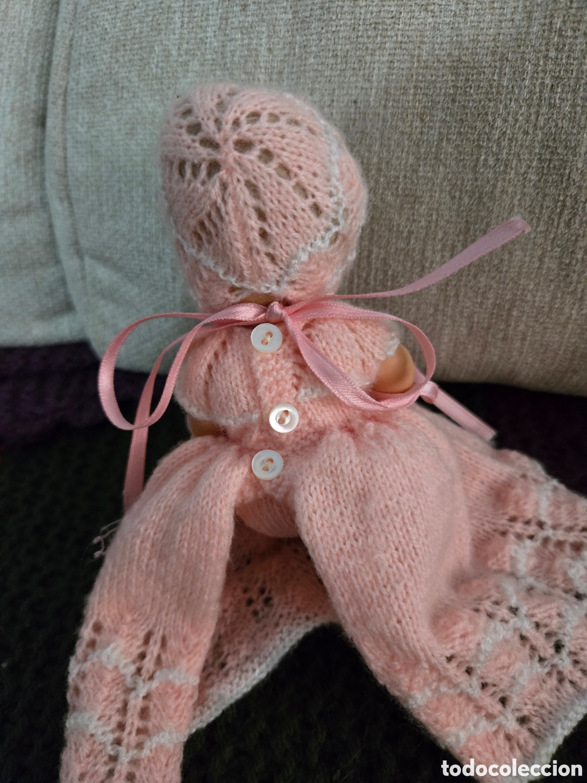 Mu&ntilde;ecas Lesly y Barriguitas: Barriguita con traje de crochet - Foto 3