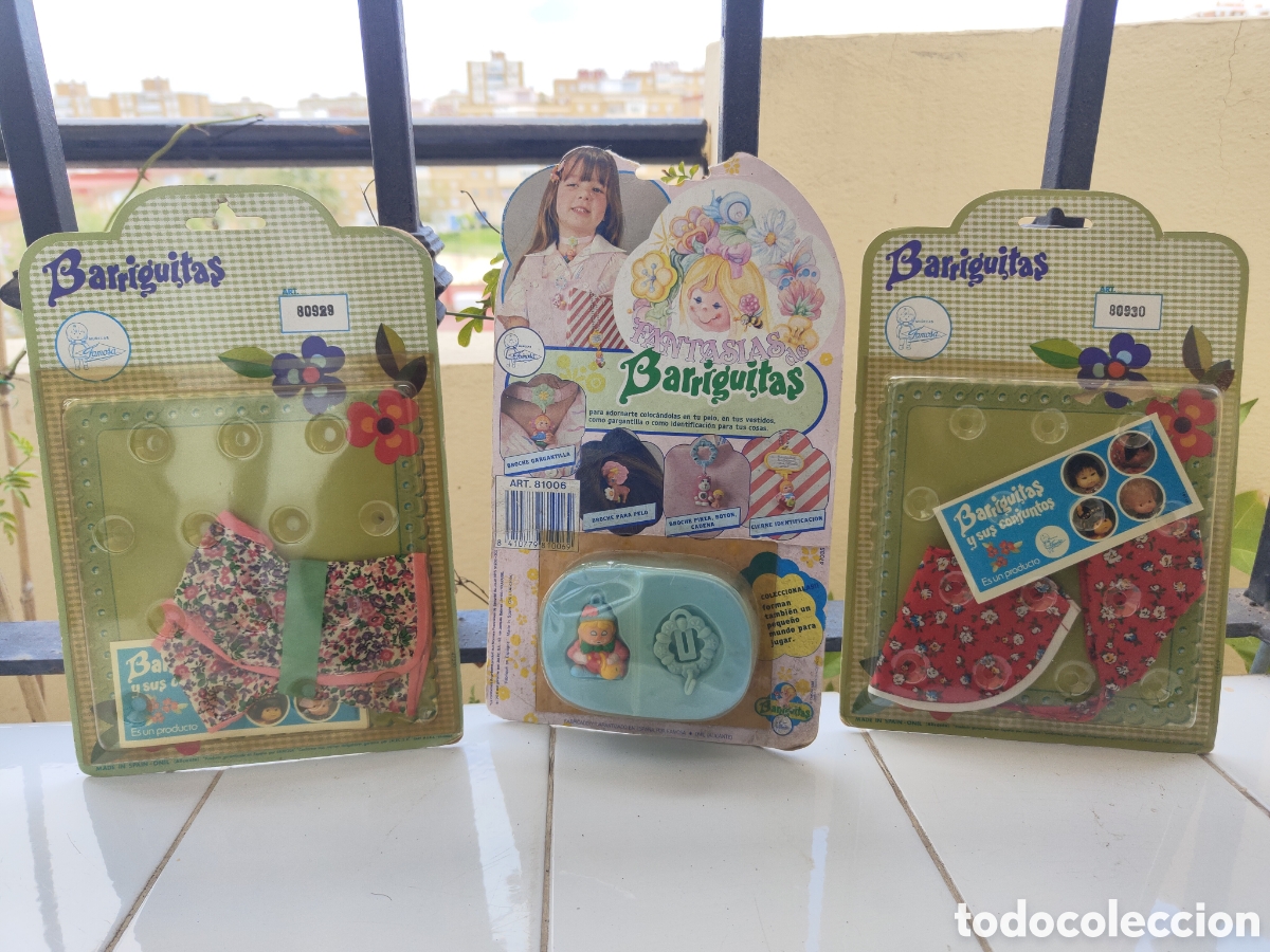 Mu&ntilde;ecas Lesly y Barriguitas: PACK 3 ACCESORIOS BARRIGUITAS ANTIGUA - Foto 1