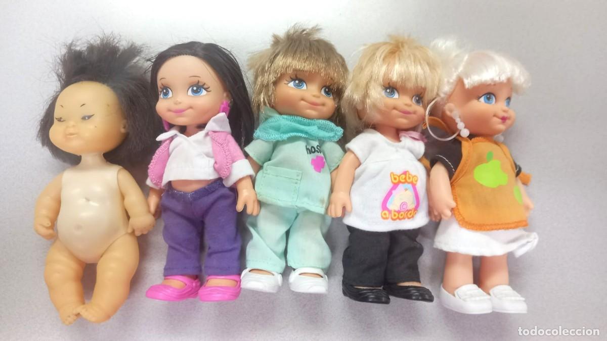 Mu&ntilde;ecas Lesly y Barriguitas: Lote Barriguitas: 5 mu&ntilde;ecas - Foto 1