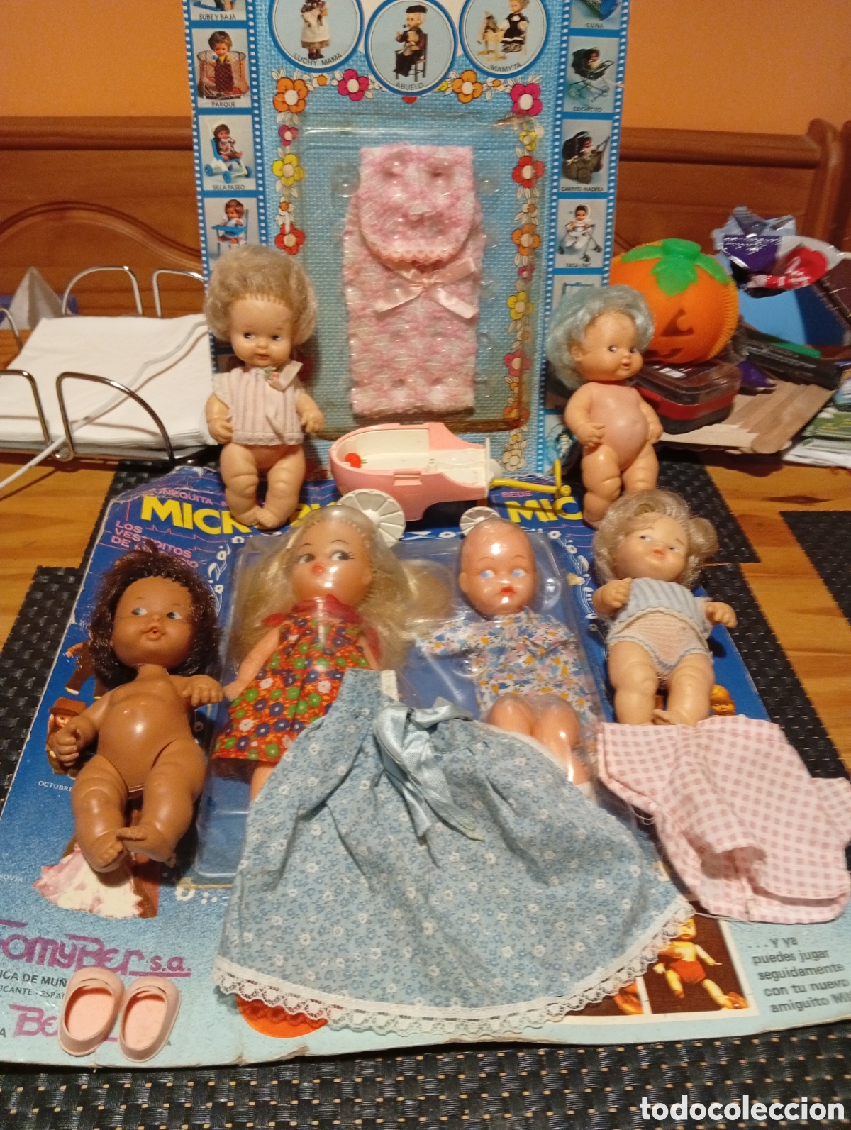 Mu&ntilde;ecas Lesly y Barriguitas: Lote barriguitas antiguas microbio. - Foto 1