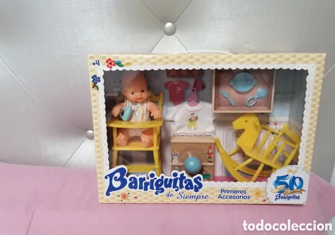 Mu&ntilde;ecas Lesly y Barriguitas: Pack barriguitas y sus complementos - Foto 1