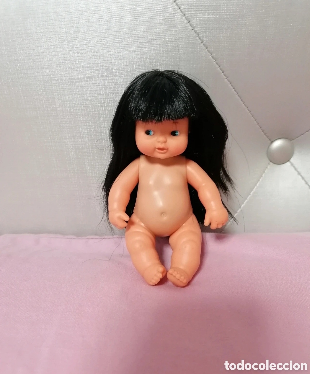 Mu&ntilde;ecas Lesly y Barriguitas: Mu&ntilde;eca barriguitas morena - Foto 1