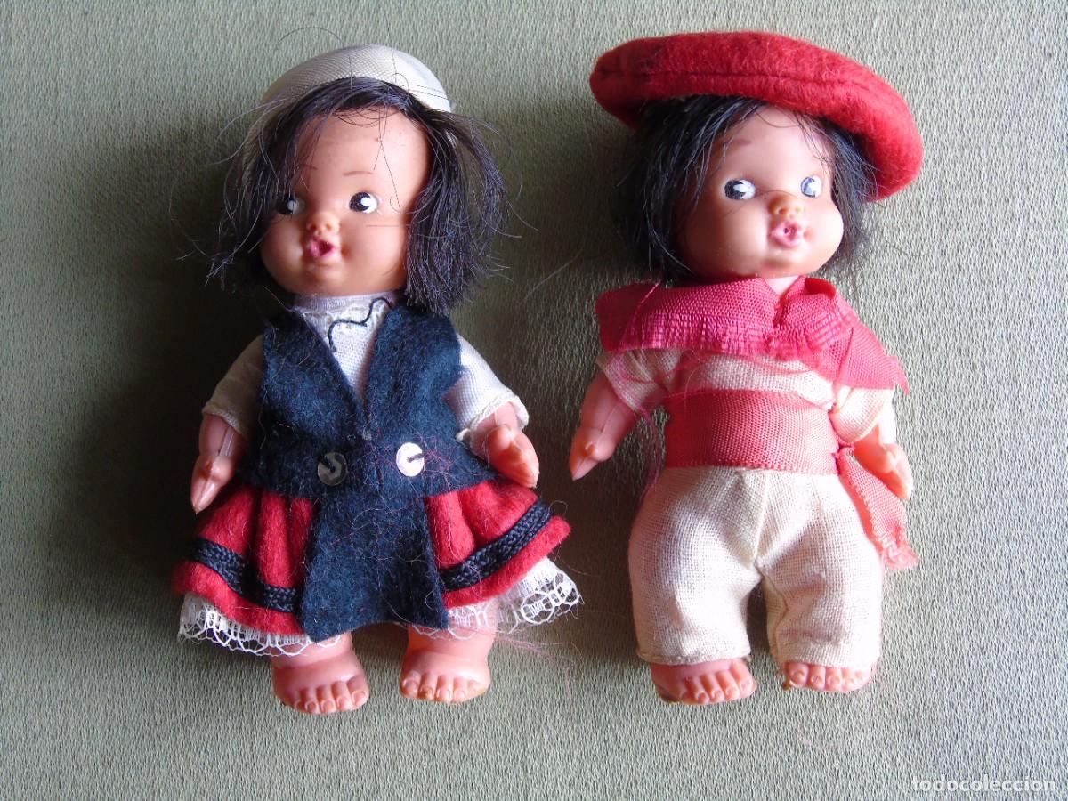 Mu&ntilde;ecas Lesly y Barriguitas: PAREJA DE MU&Ntilde;EQUITOS VASQUITOS. 10CM - Foto 1