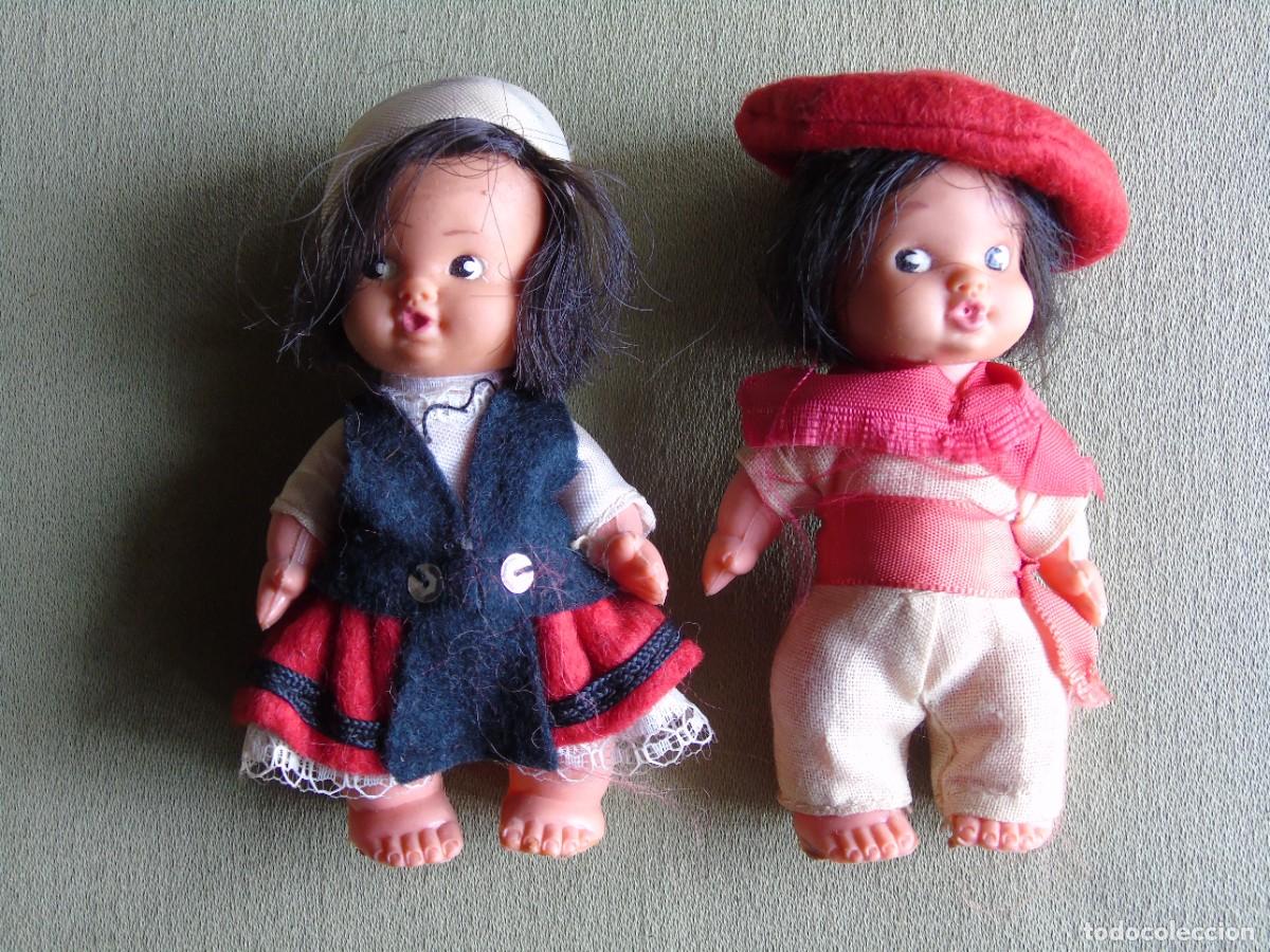 Mu&ntilde;ecas Lesly y Barriguitas: PAREJA DE MU&Ntilde;EQUITOS VASQUITOS. 10CM - Foto 2